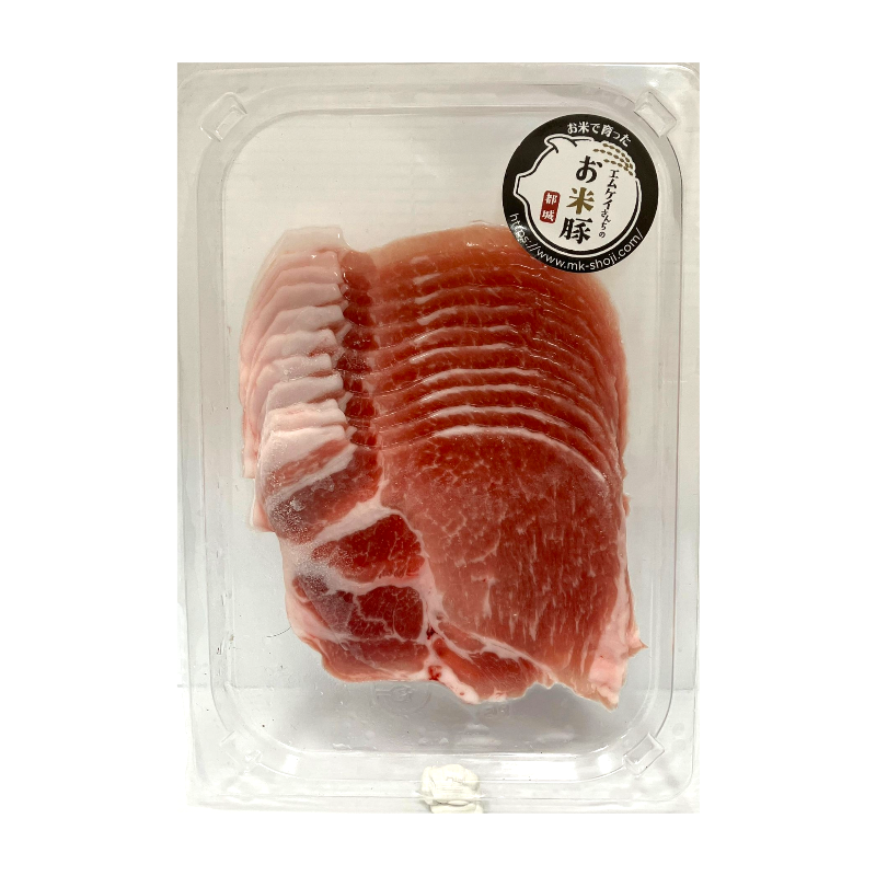日本宮崎大米豚梅肉片 (火鍋片) 150g