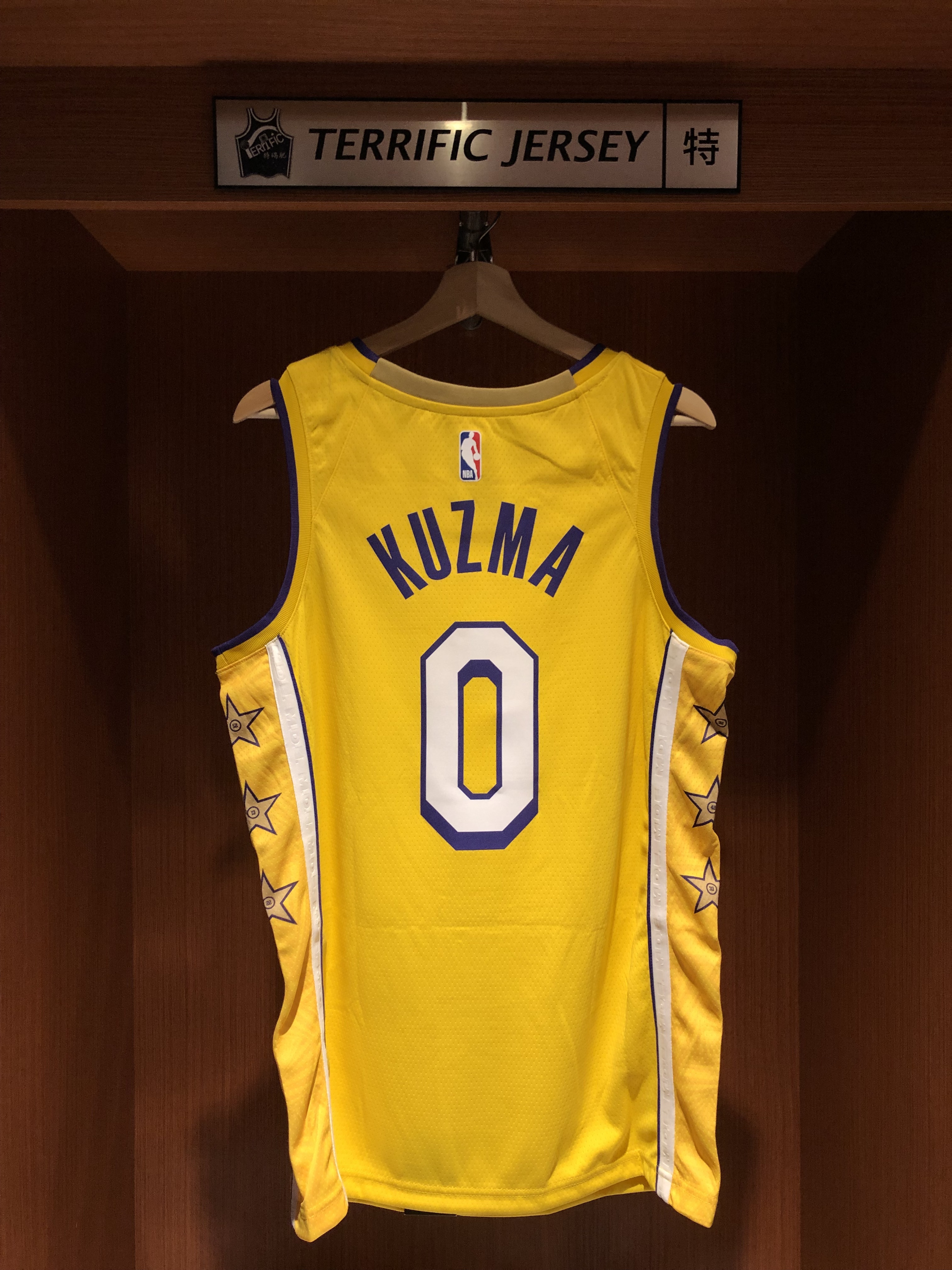 NBA球衣 Kyle Kuzma 洛杉磯湖人城市 City Nike Swingman 球迷版 熱轉印 含贊助商標 全新