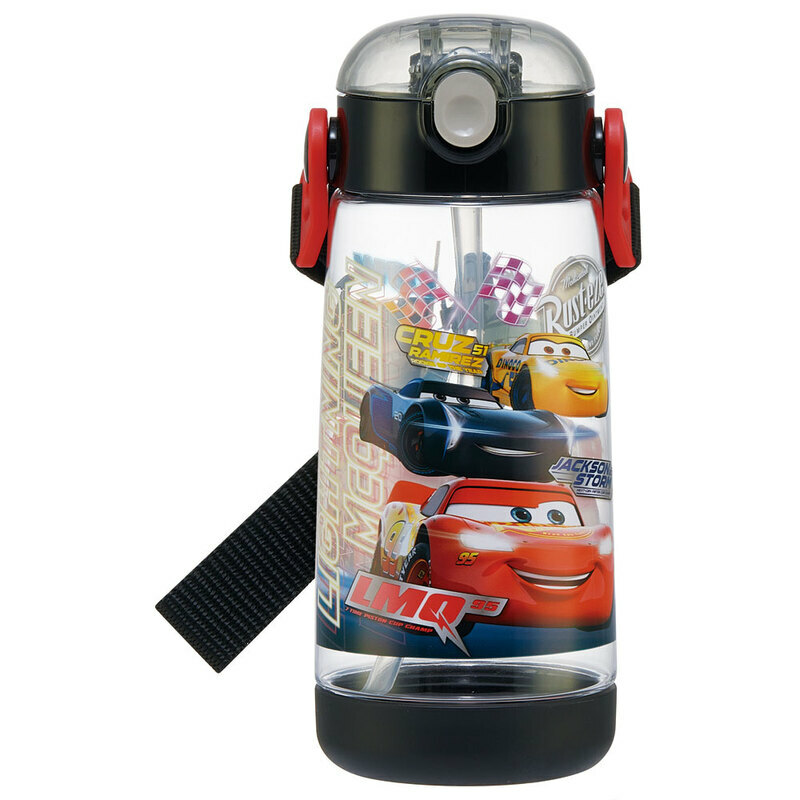 2023款 Skater 反斗車王兒童彈蓋吸管透明水樽480ml