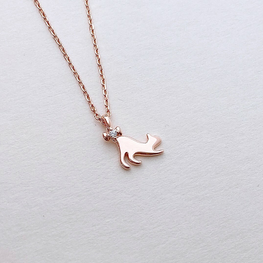 小懶貓 純銀項鍊