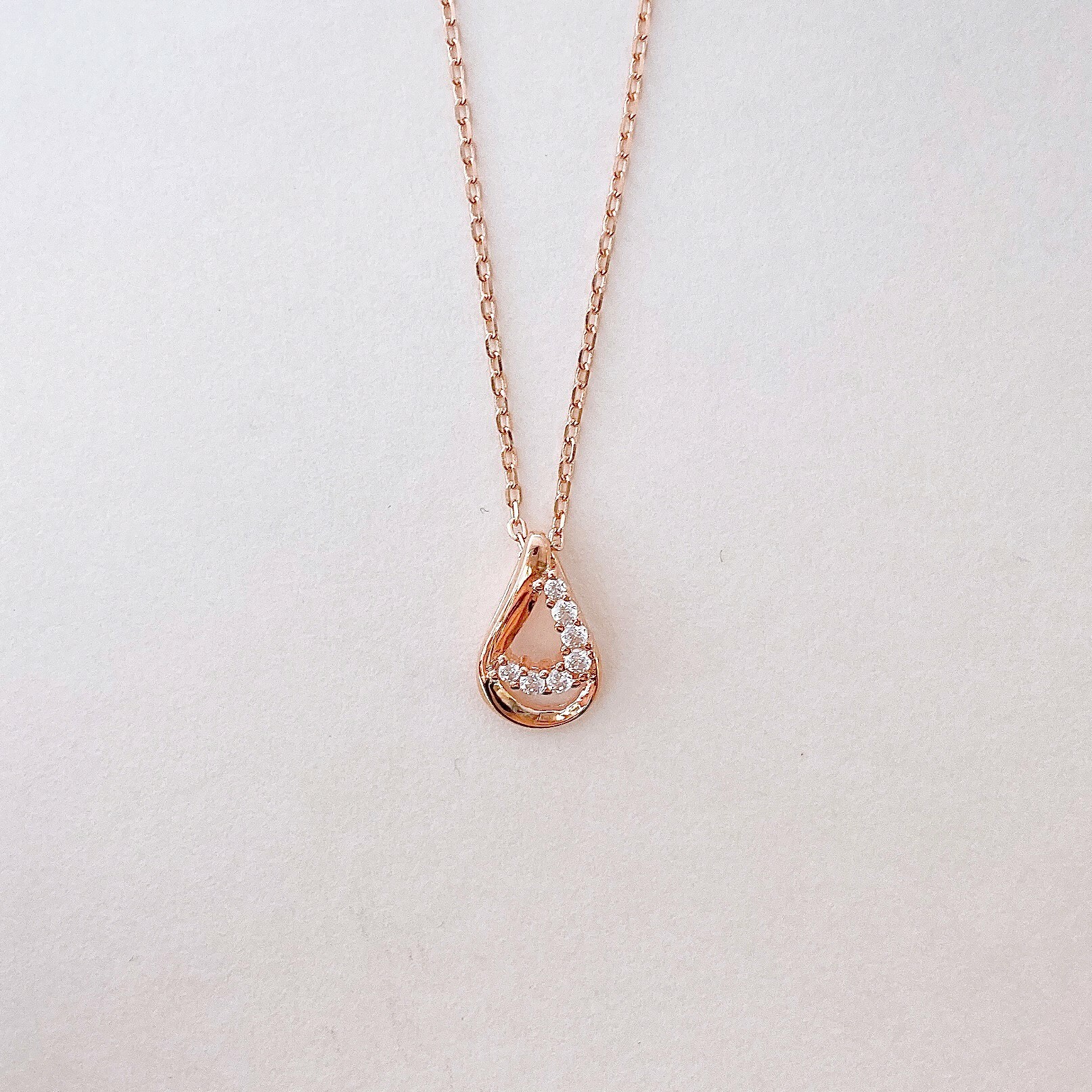 水滴無限 純銀項鍊