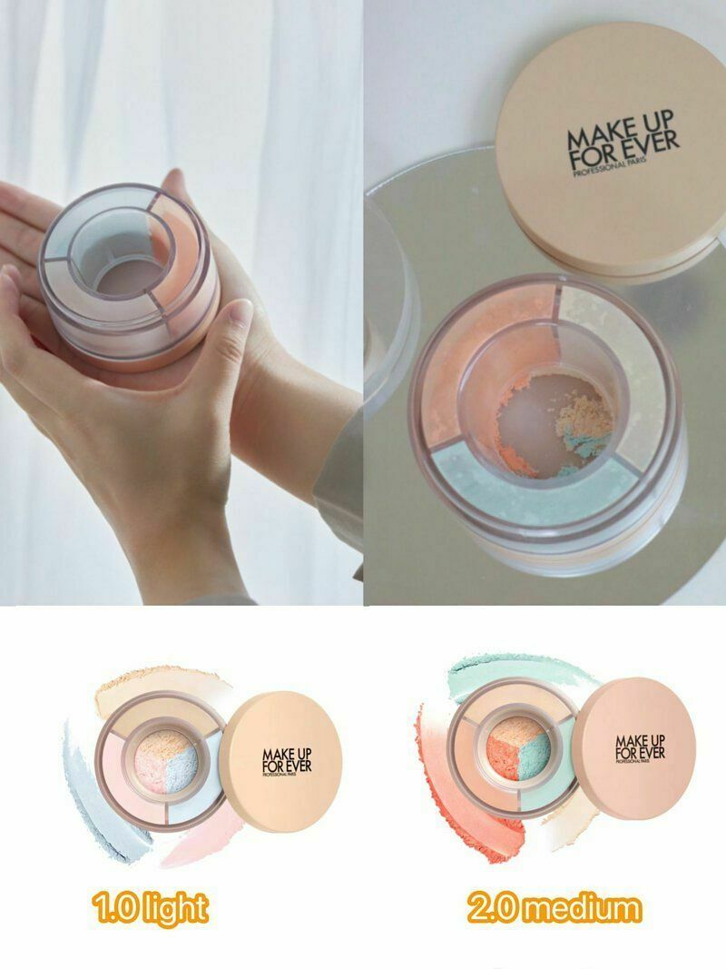 MAKE UP FOREVER - 三色透亮高清碎粉 1.0
