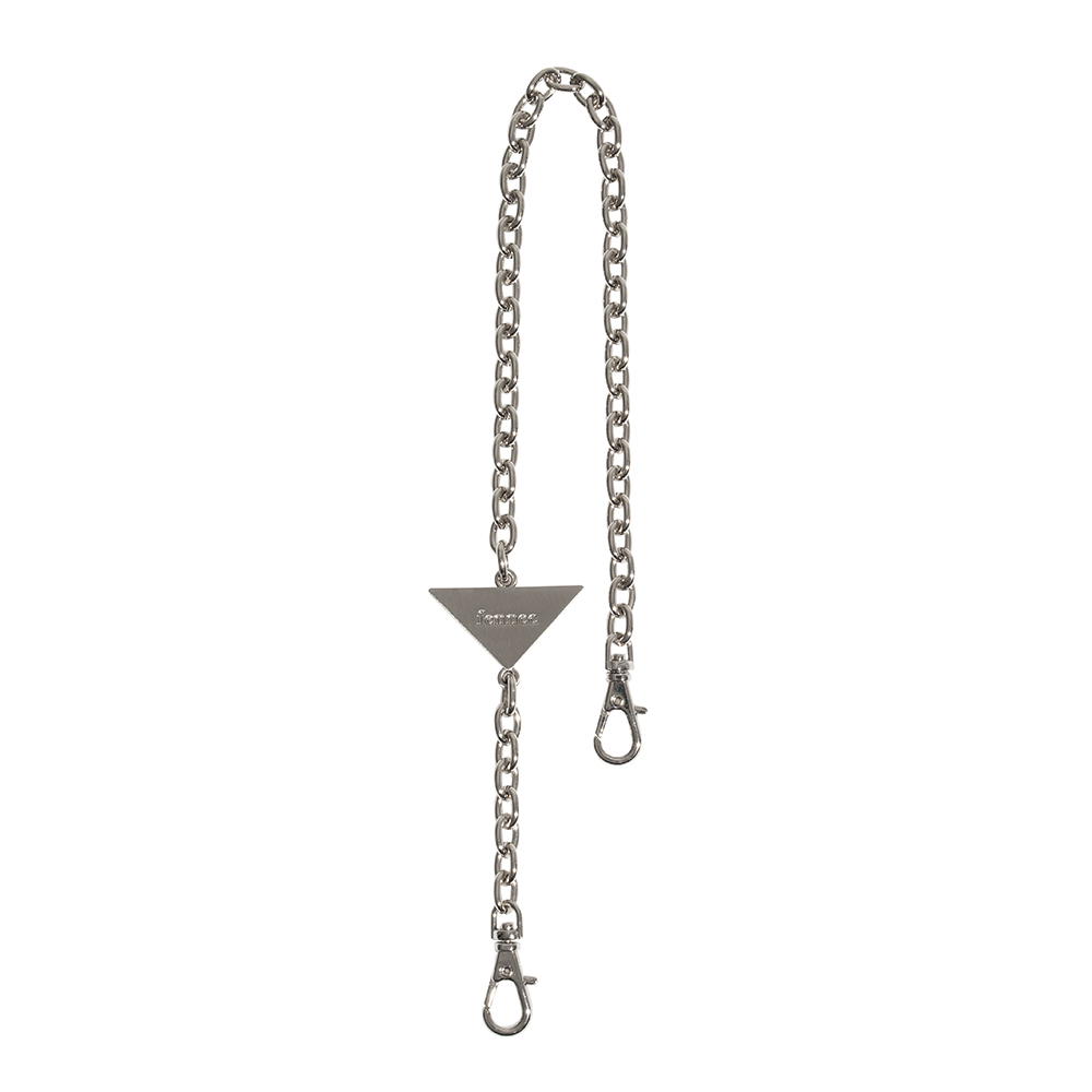 fennec - TRIANGLE CHAIN STRAP - SILVER