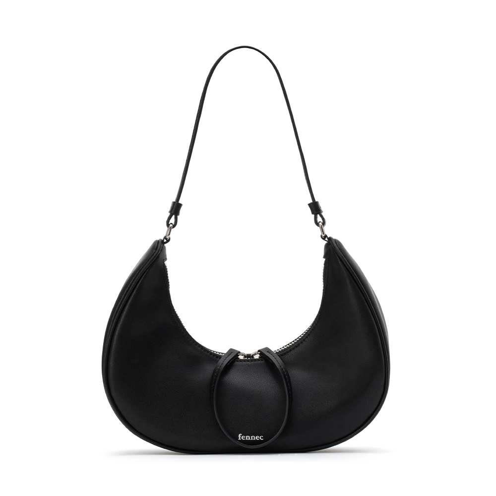 fennec - MINI CRESCENT BAG - BLACK