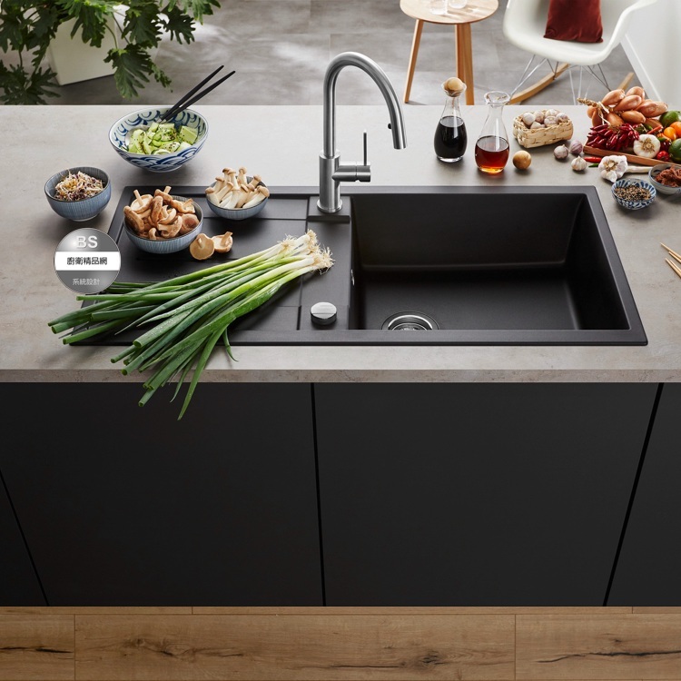 德國BLANCO 結晶花崗石METRA XL 6S 廚房水槽流理檯
