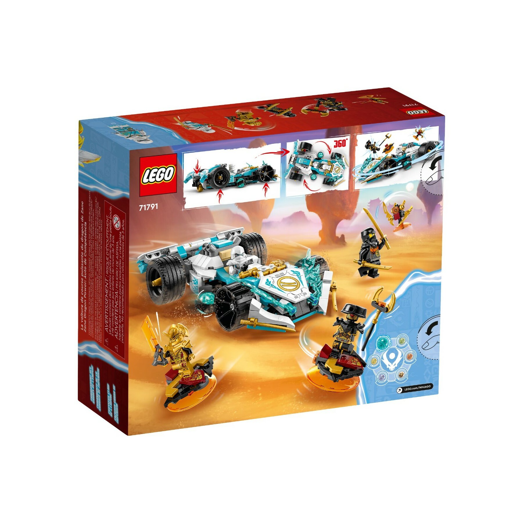 71791 - Zane's Dragon Power Spinjitzu Race Car