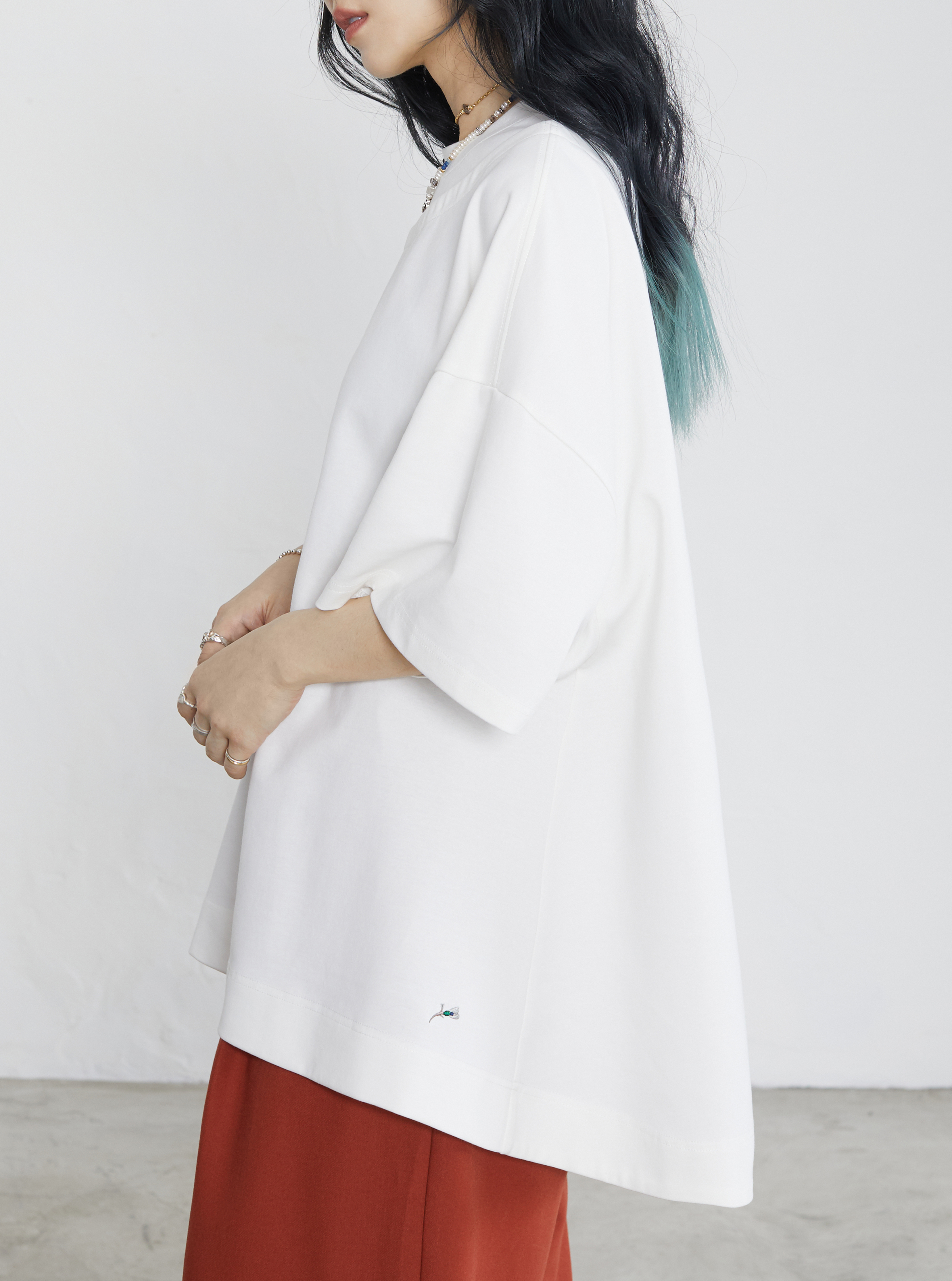 Cloak-Shaped Top | White