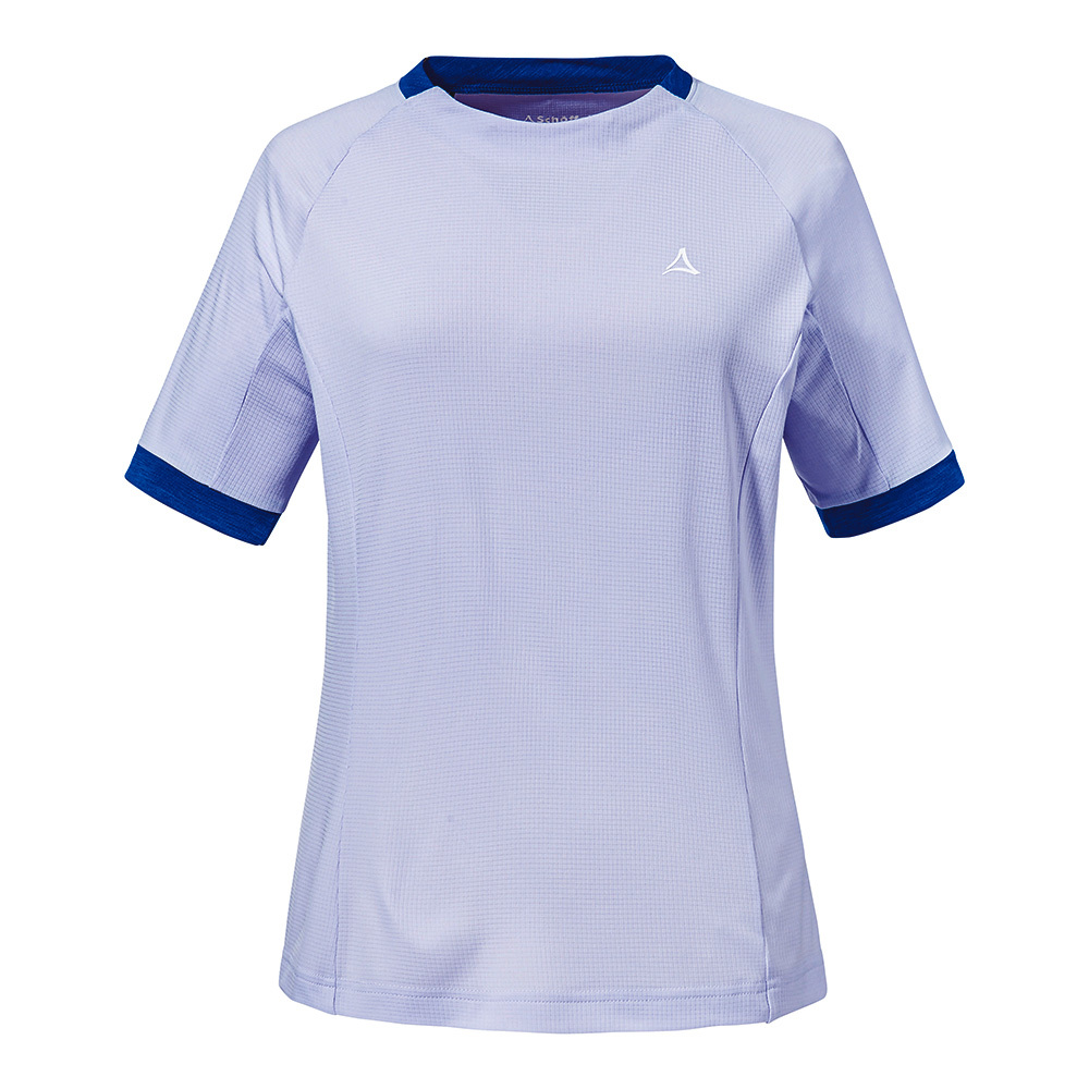 【Schoffel】女專業Polartec Delta排汗透氣抗UV短袖圓領衫 / 22SL20-13241-[紫、紅]