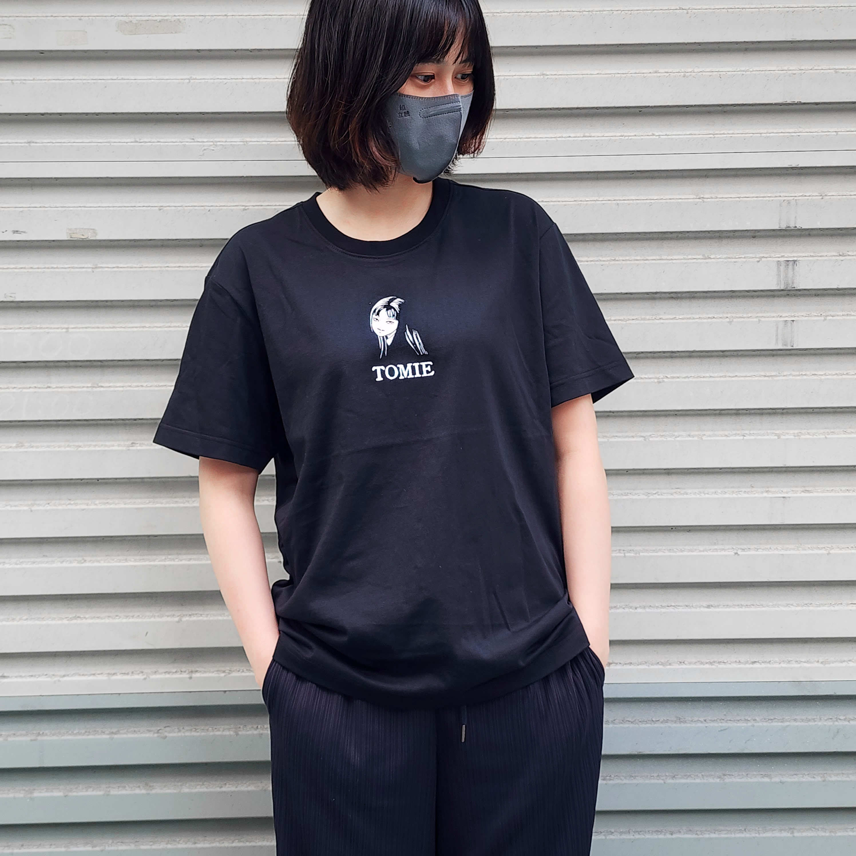 伊藤潤二-短袖T-shirt-富江(漫畫)-黑