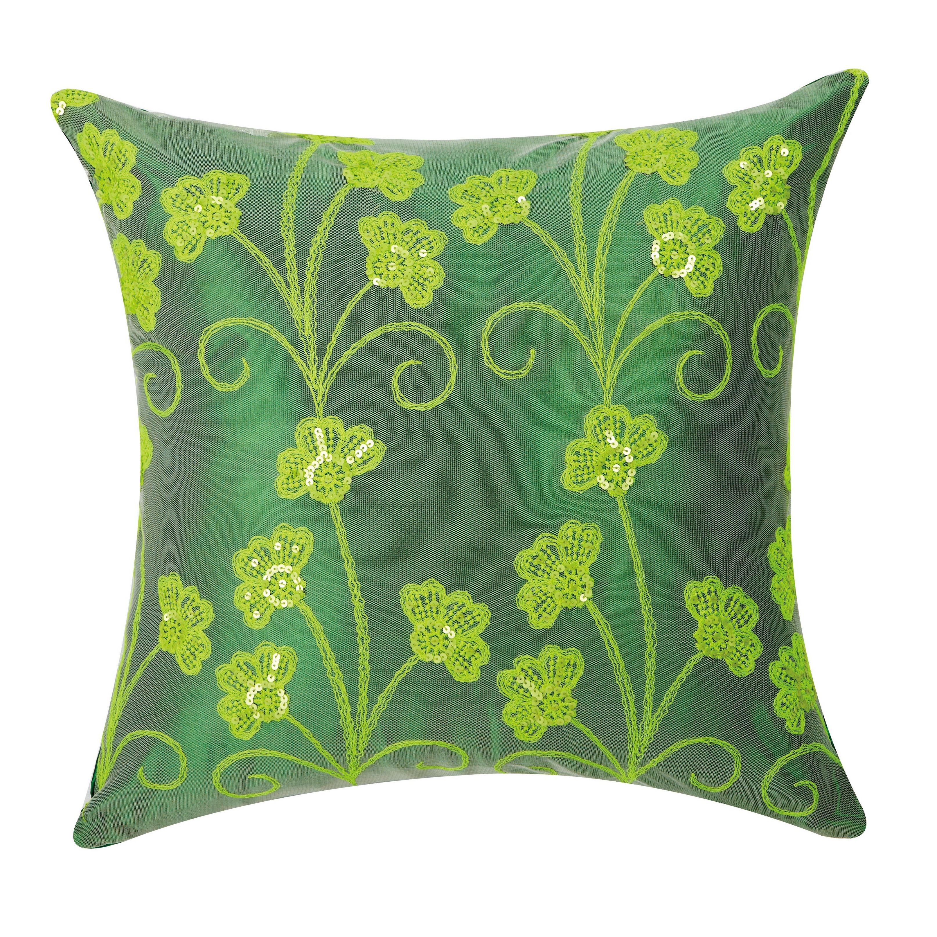 INLUXE CASA - 網紗手工刺繡抱枕 (45*45CM)