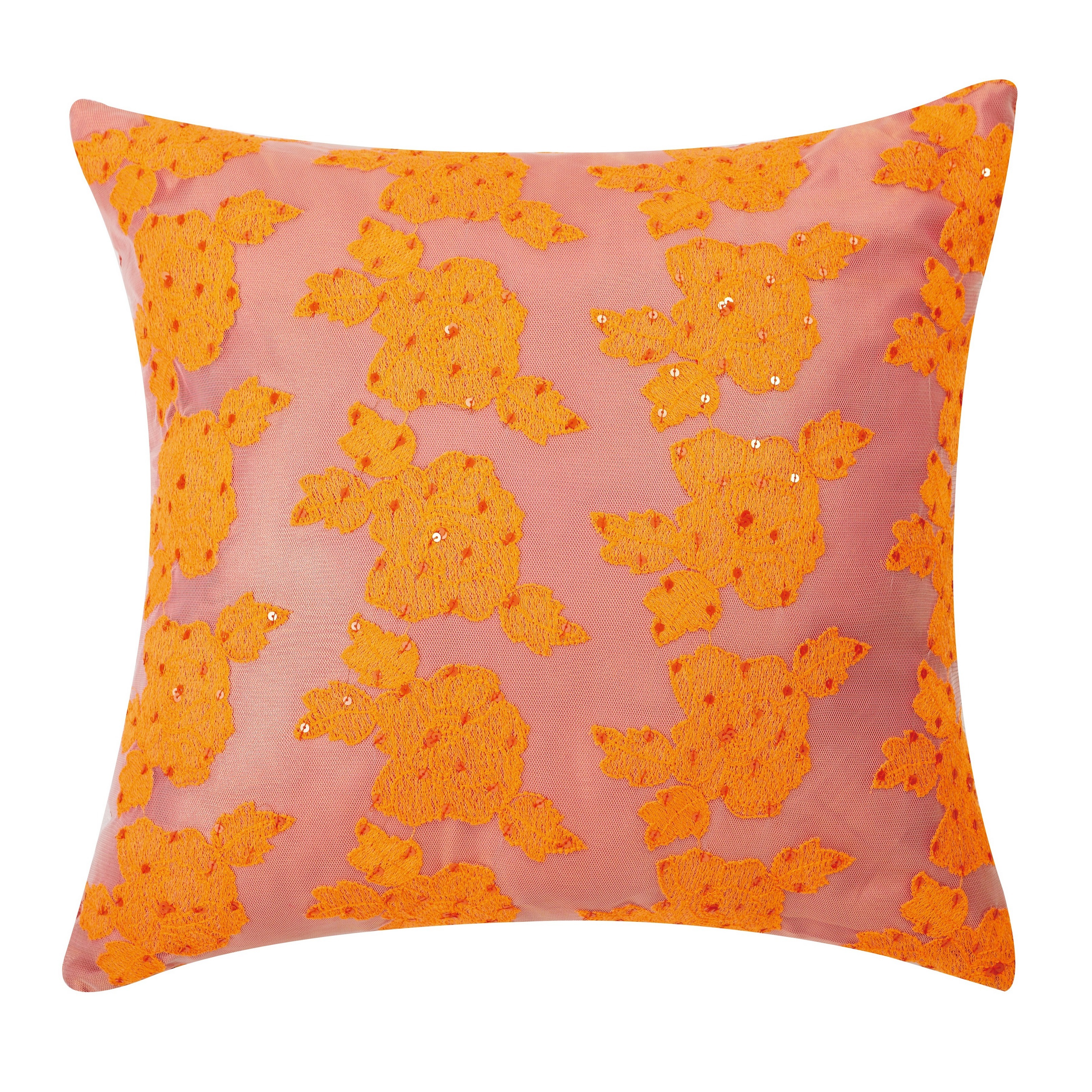 INLUXE CASA - 網紗手工刺繡抱枕 (45*45CM)