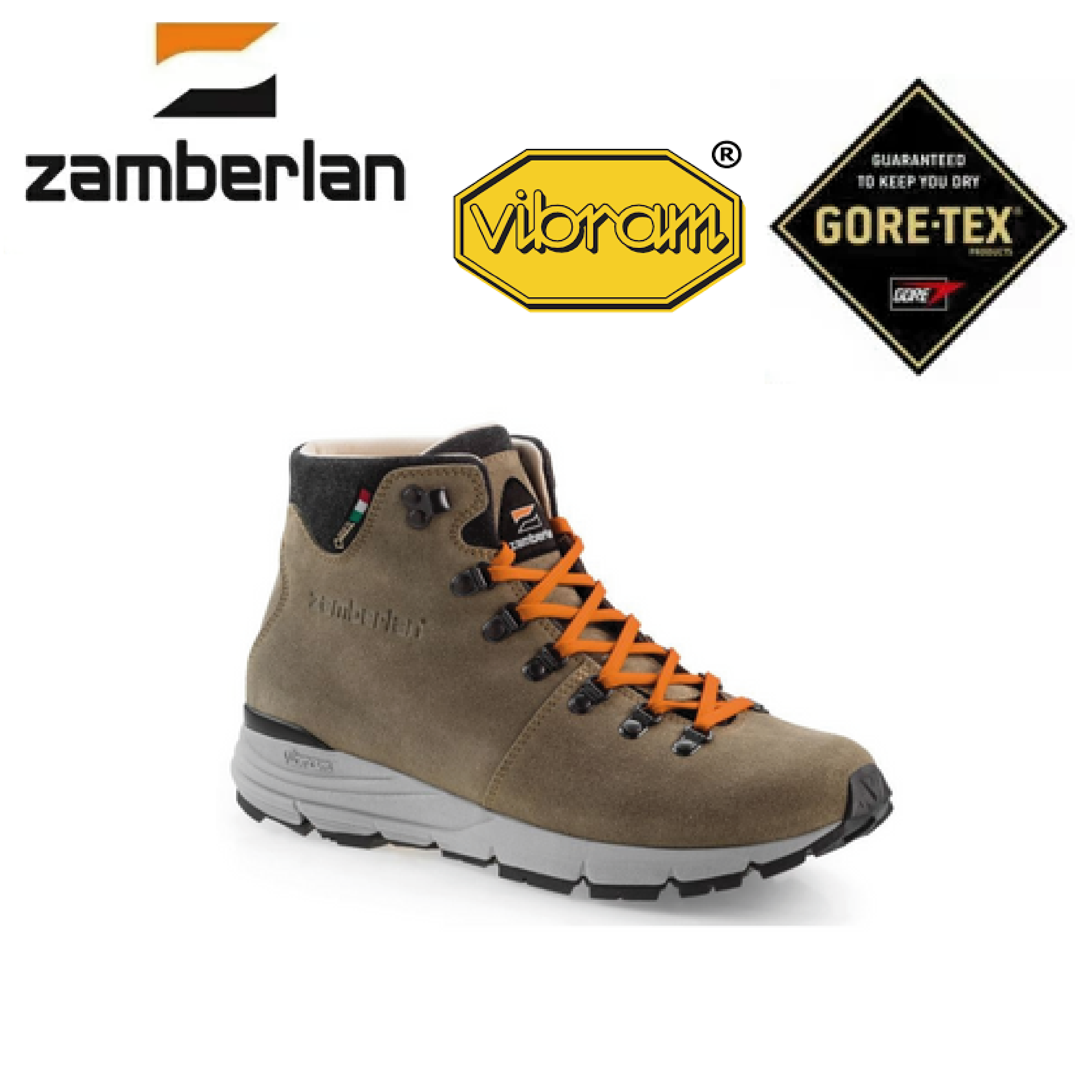 Zamberlan 義大利 CORNELL LITE GTX 輕量中筒健行鞋 中性 (棕) 33ZR0325PM