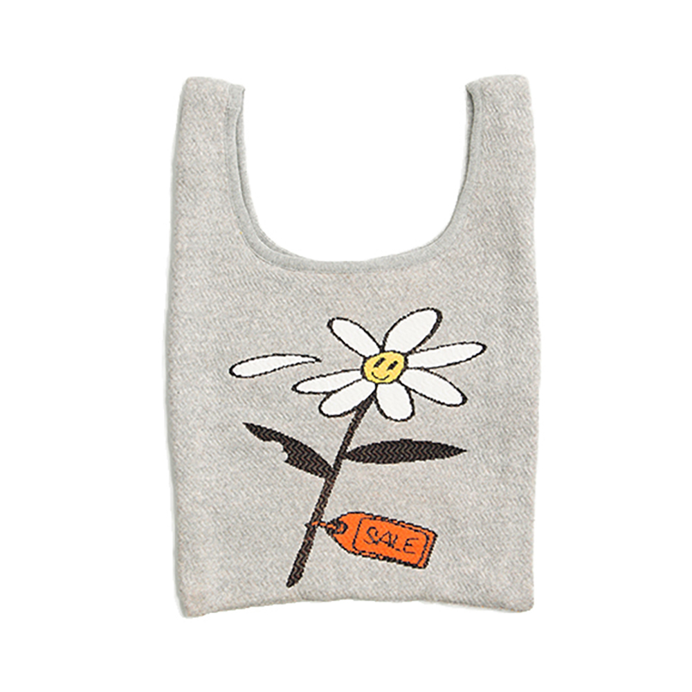 Tran Flower Hand Bag– Grey