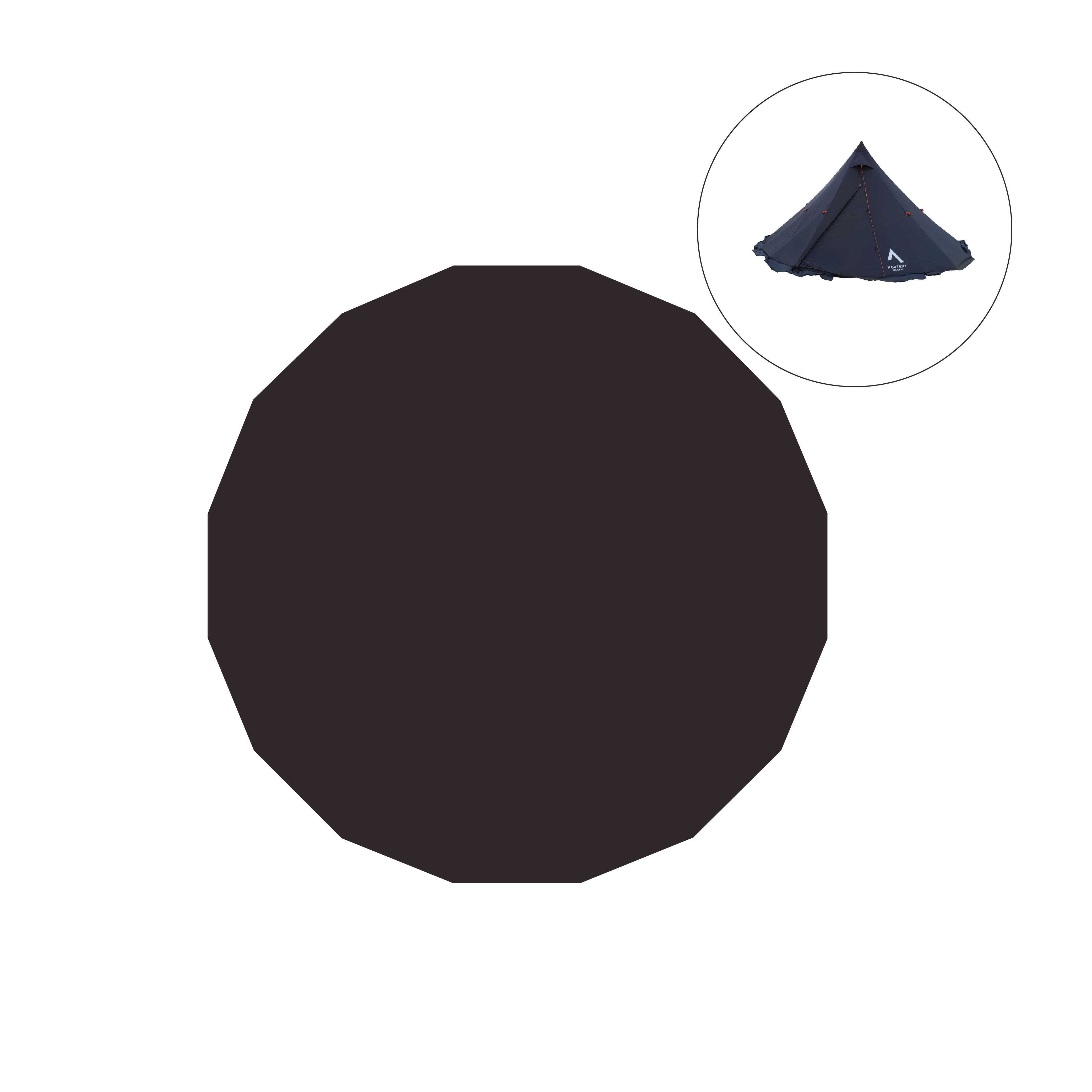 Nortent｜Lavvo 6 帳內地墊