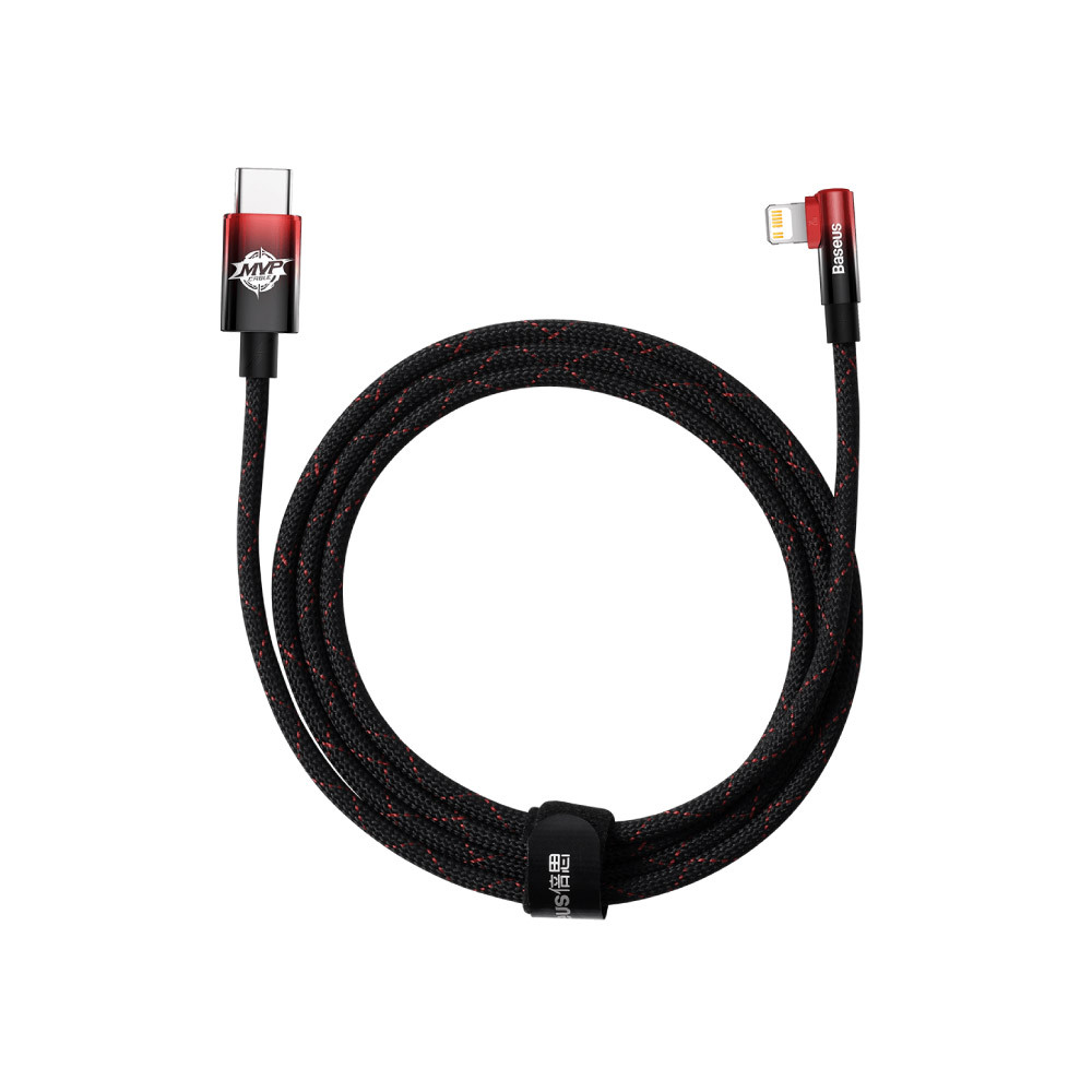 【Baseus倍思】MVP系列 2 手遊彎頭快充 Type-C to IOS  PD 傳輸充電線 20W