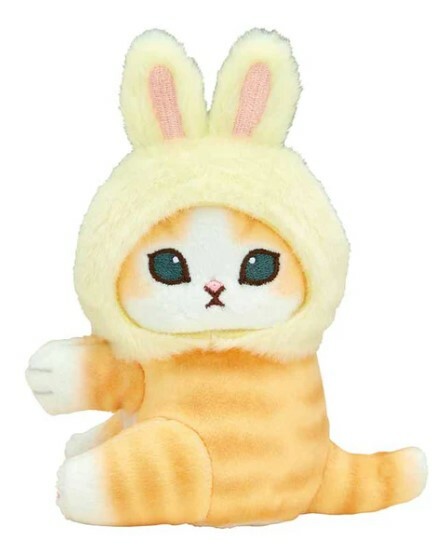 Mofusand 抱抱公仔(手部有磁力) 兔仔貓