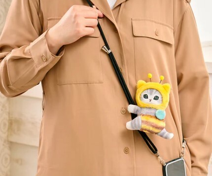 Mofusand 抱抱公仔(手部有磁力) 蜜蜂貓