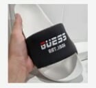 [S] GUESS GK-SPORTS SLIDE,BLACK, KM2A5S06-BLK (SGU371)