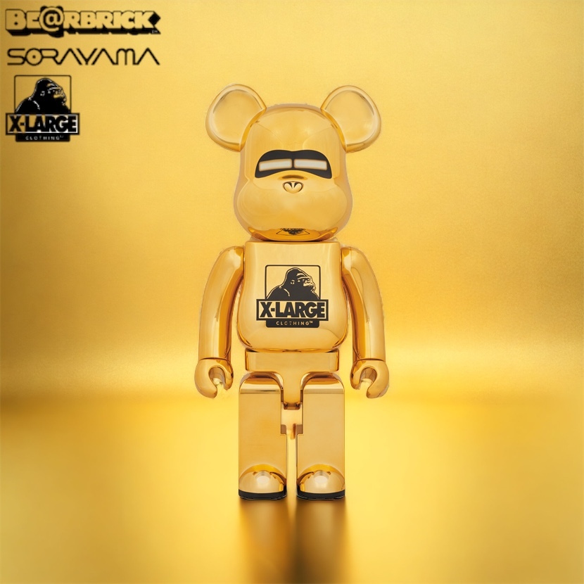 🥇現貨🥇 Bearbrick 1000% XLARGE × HAJIME SORAYAMA GOLD