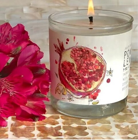 JUST BEE｜石榴和檸檬皮蠟燭