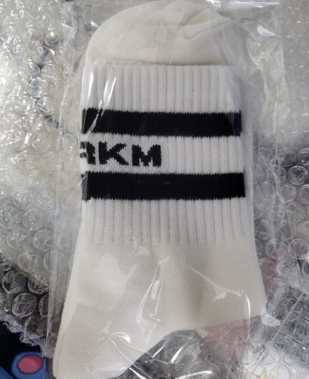 [S] MARK M MARK M LONG SOCKS WHITE, SMKM53 (SMKM53)