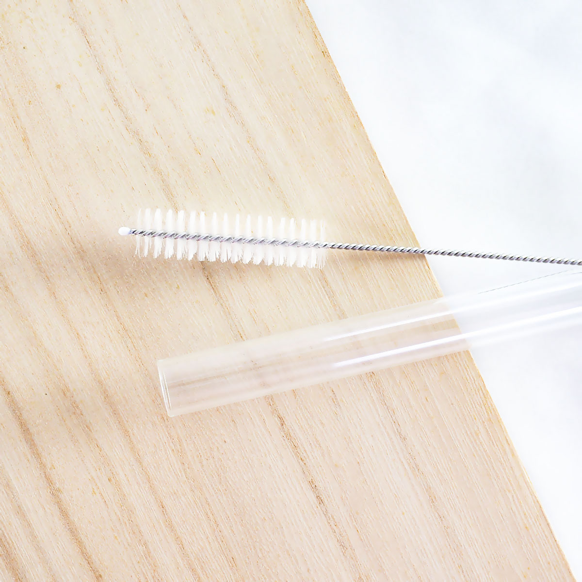 環保玻璃粗吸管組 含吸管刷/束口袋