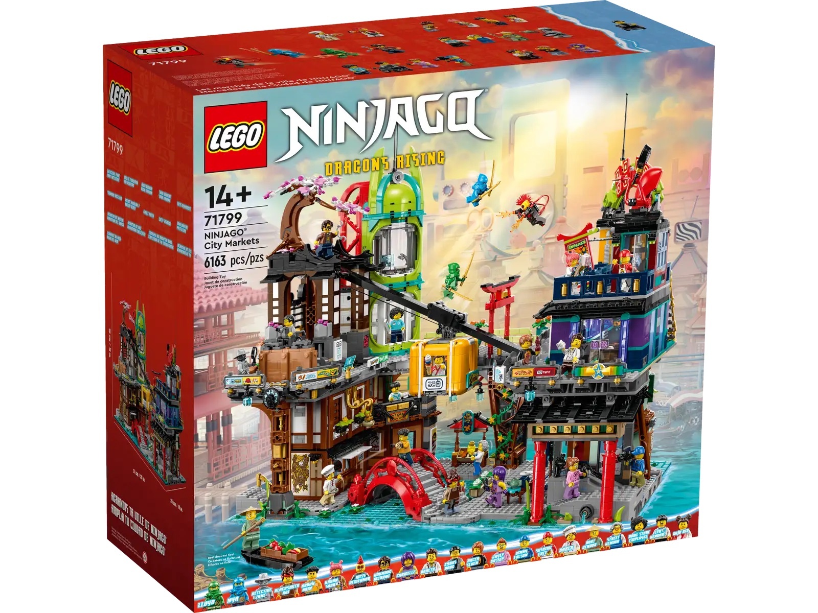 [飛米樂高積木專賣店] 預購 6月上市 LEGO 71799 Ninjago– 旋風忍者® 城市集