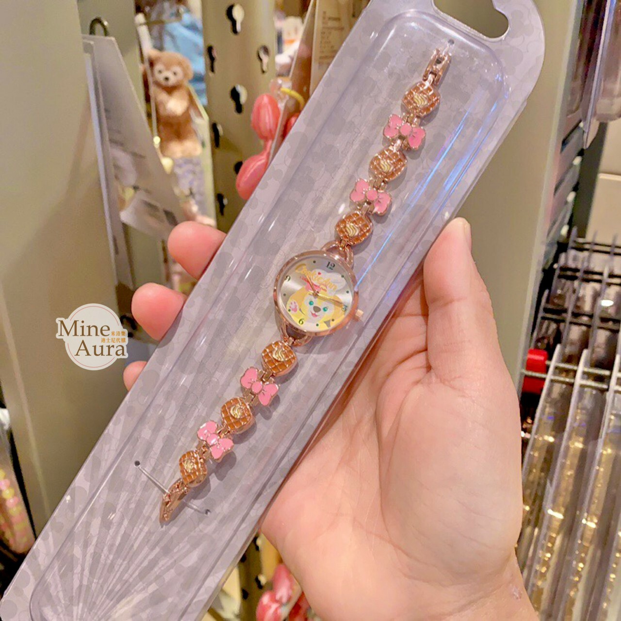 可琦安 餅乾 CookieAnn 蝴蝶結鬆餅 造型錶帶 氣質 成人手錶 -上海迪士尼樂園