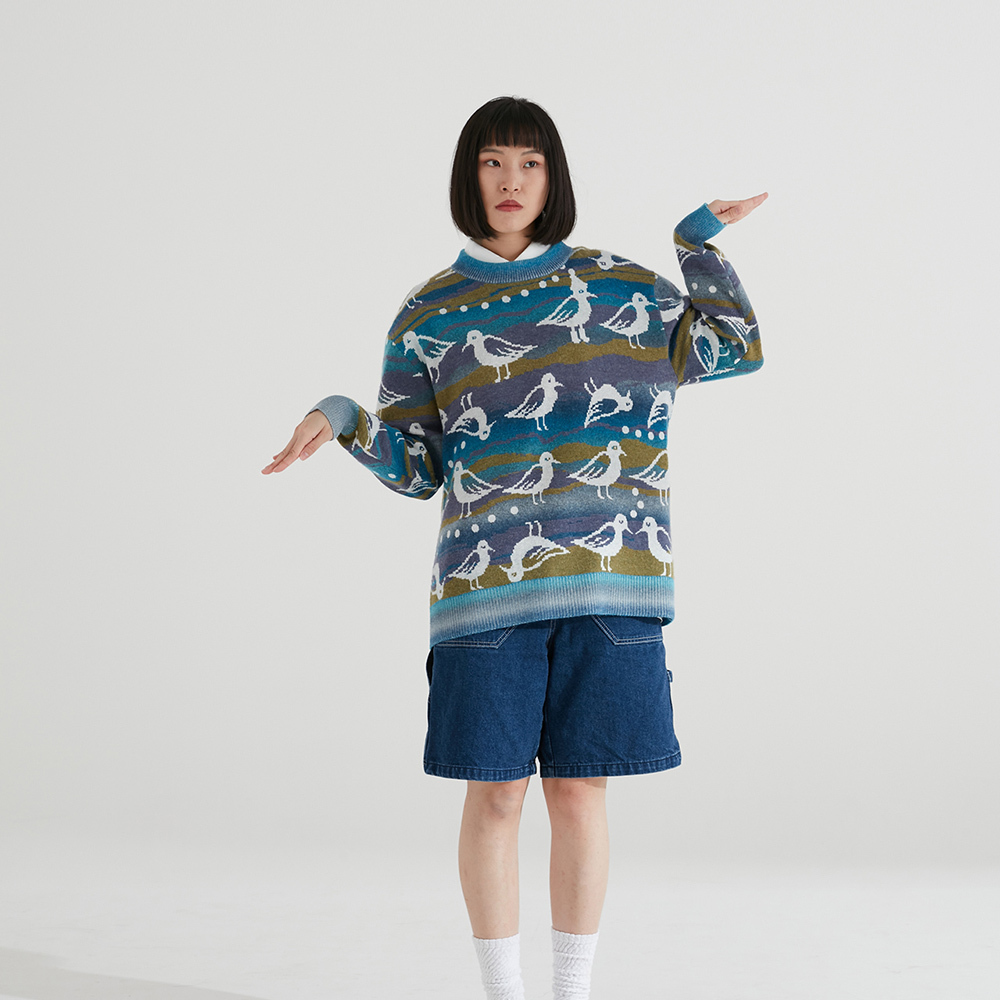 Silver gullllll - Long Sleeves Top