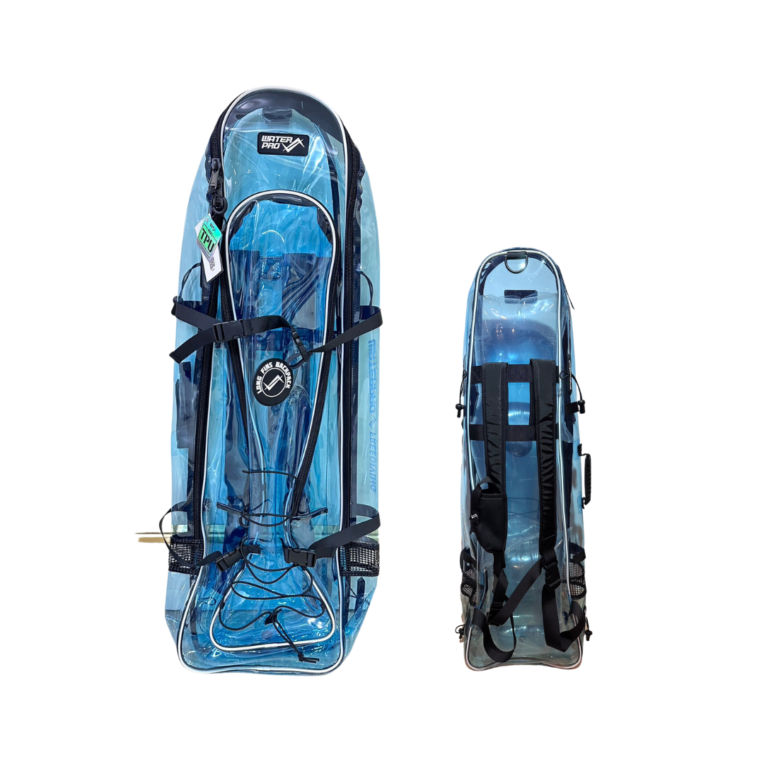 ▲Water pro 限量款透明藍長蛙袋