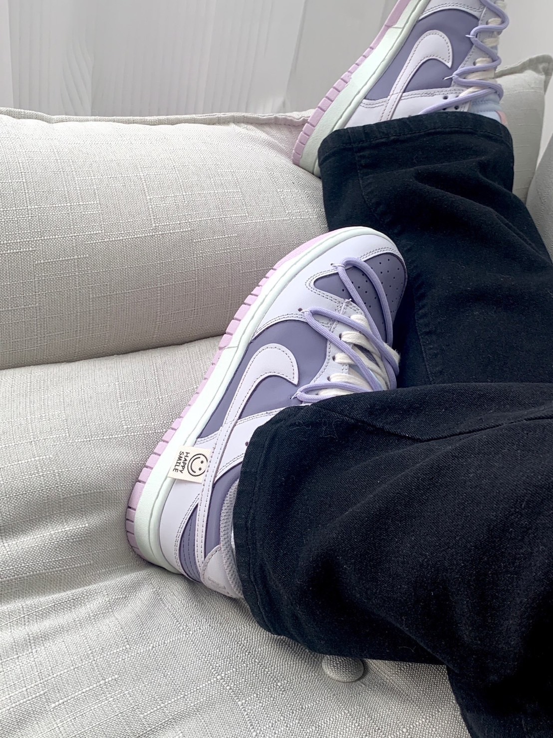 NIKE DUNK LOW 香芋笑臉 訂製款