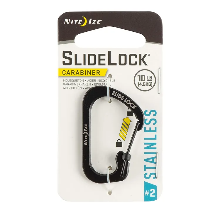 Nite Ize SlideLock Carabiner Stainless Steel 不鏽鋼C字扣帶鎖