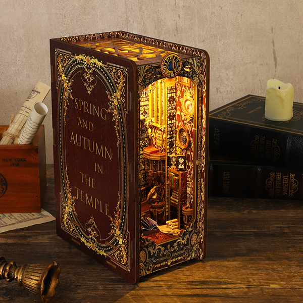 AKI Japan DIY handmade covenant church 3D three-dimensional book wooden assembly model (A0125)