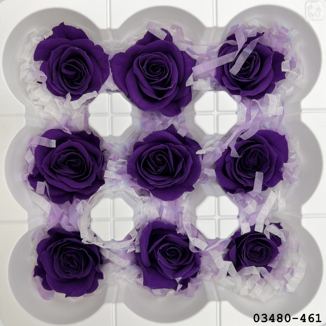 日本不凋中輪玫瑰(9朵) 03480-461