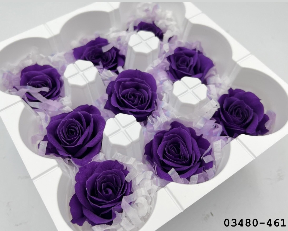 日本不凋中輪玫瑰(9朵) 03480-461