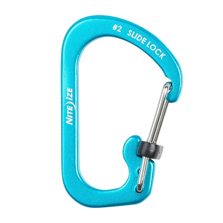 NITE IZE SlideLock Carabiner Aluminum 鋁質C字扣帶鎖