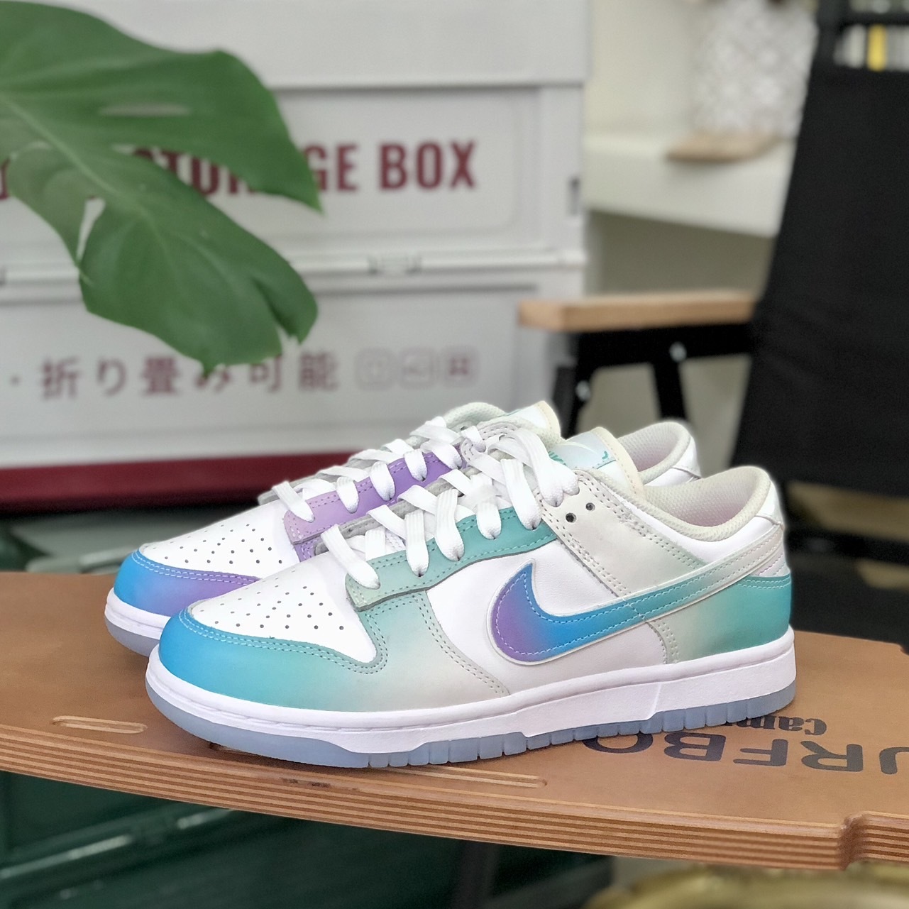 Nike Dunk Low 極光 漸變 彩色 女款 FJ7743-194