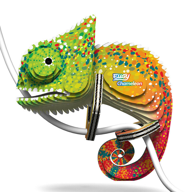 EUGY 3D Cardboard Kit Set Model - 075 Chameleon