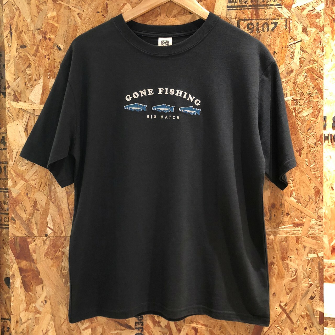 Power To The People 三隻魚刺繡天竺棉短Tee 2501079-103