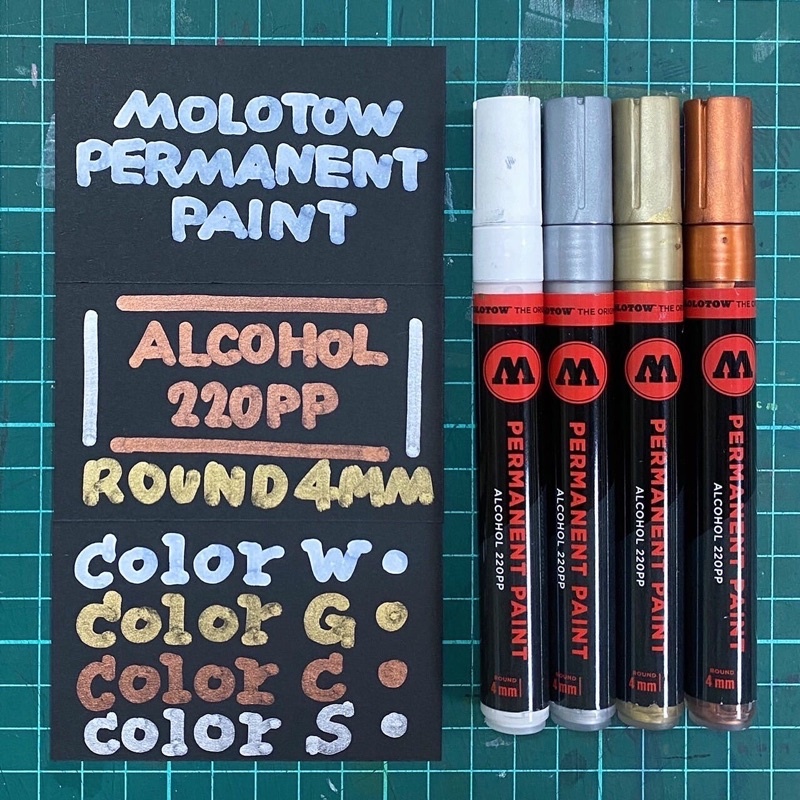 德國 MOLOTOW 永恆系列 永久性酒精快乾麥克筆 油漆筆 4mm