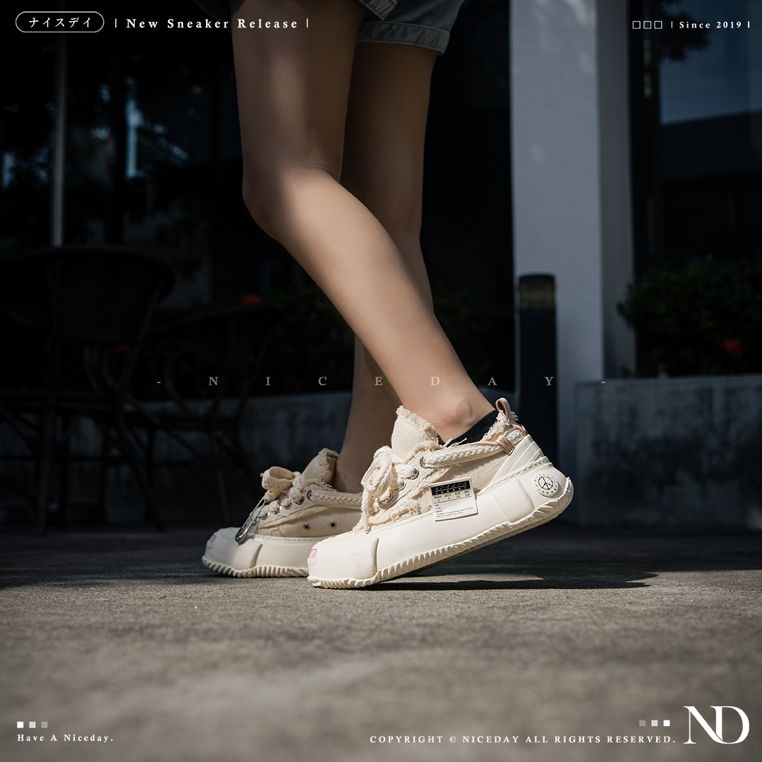 NICEDAY 代購/部分現貨 xVESSEL G.O.P. 2.0 Marshmallow Lows  隱藏版 解構 帆布鞋 白色 S22X42W
