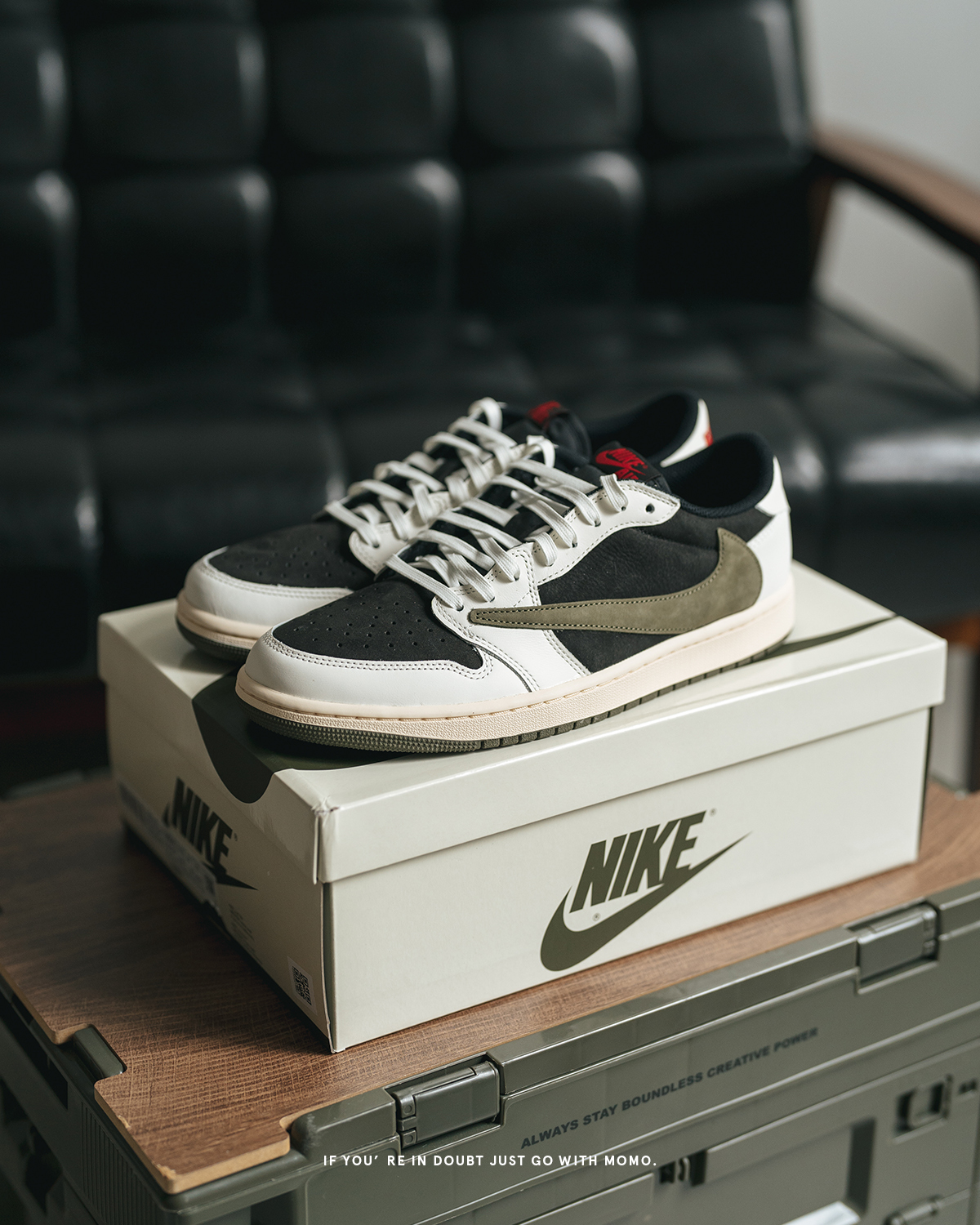 【預購】Travis Scott X Air Jordan 1 Low OG Olive 橄欖色 (W) DZ4137-106