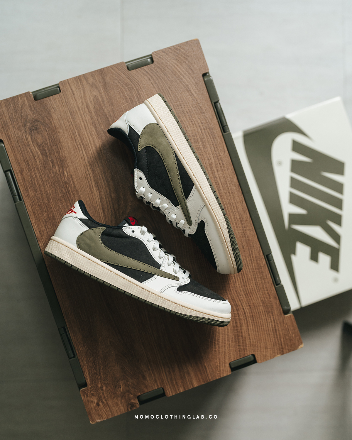 【預購】Travis Scott X Air Jordan 1 Low OG Olive 橄欖色 (W) DZ4137-106