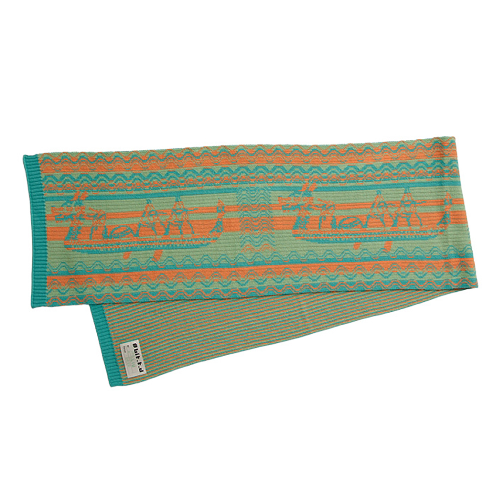 Row A Dragon Boat Scarf- Orange/Green