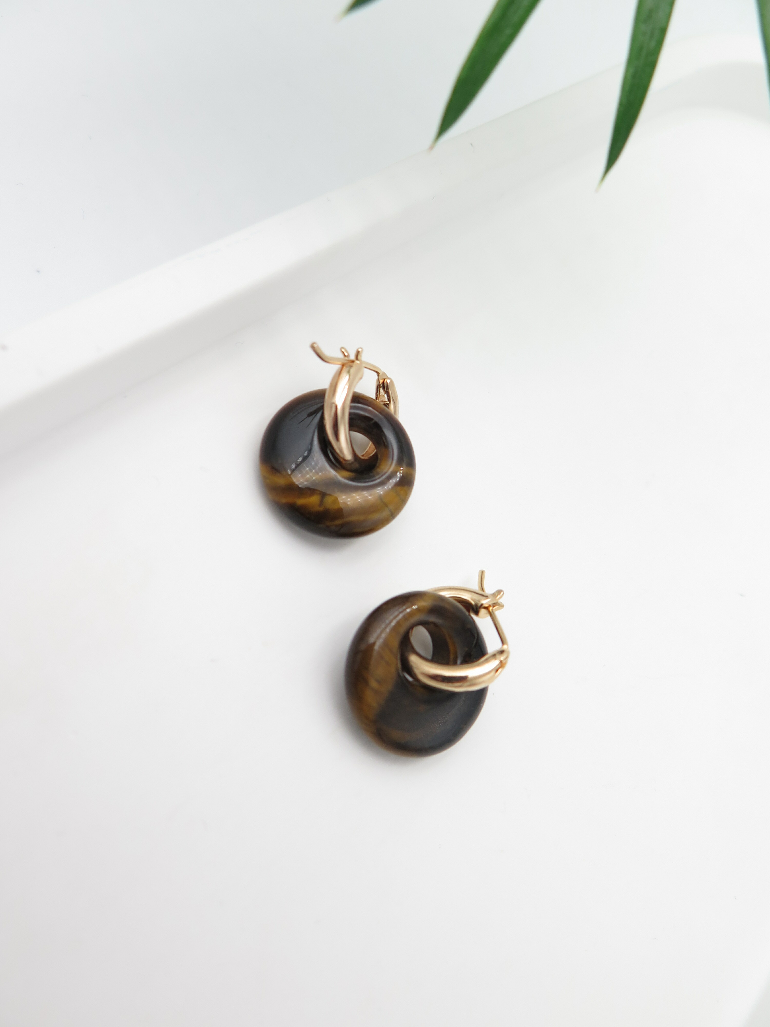 COLE COOL兩用簡約時尚貓眼石耳環