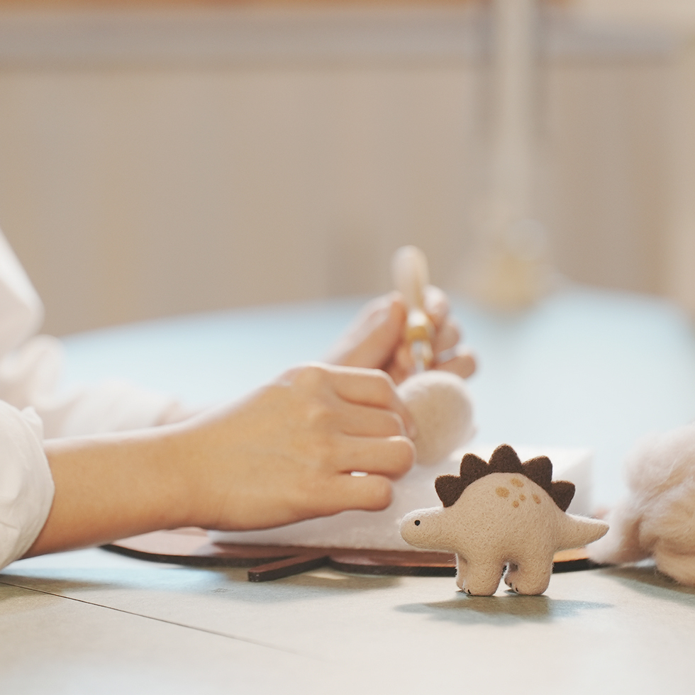 樂洋・好好玩羊毛氈材料包-不會刺的劍龍