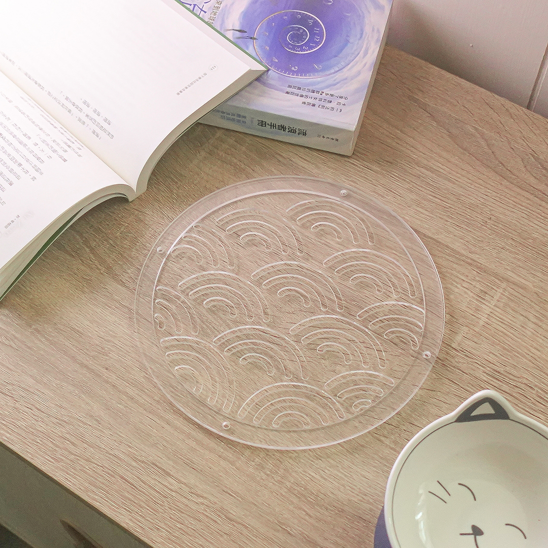 洞洞貓傢俱-通風窗花：浪花款