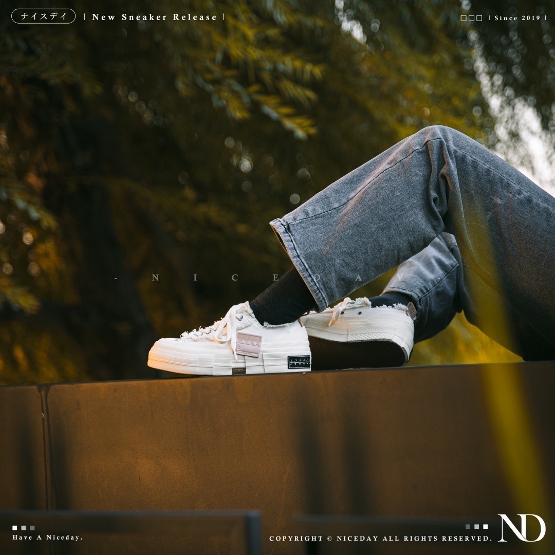 NICEDAY 代購 Xvessel 解構帆布鞋 白 男女 吳建豪 結構鞋 帆布鞋 S20X010W