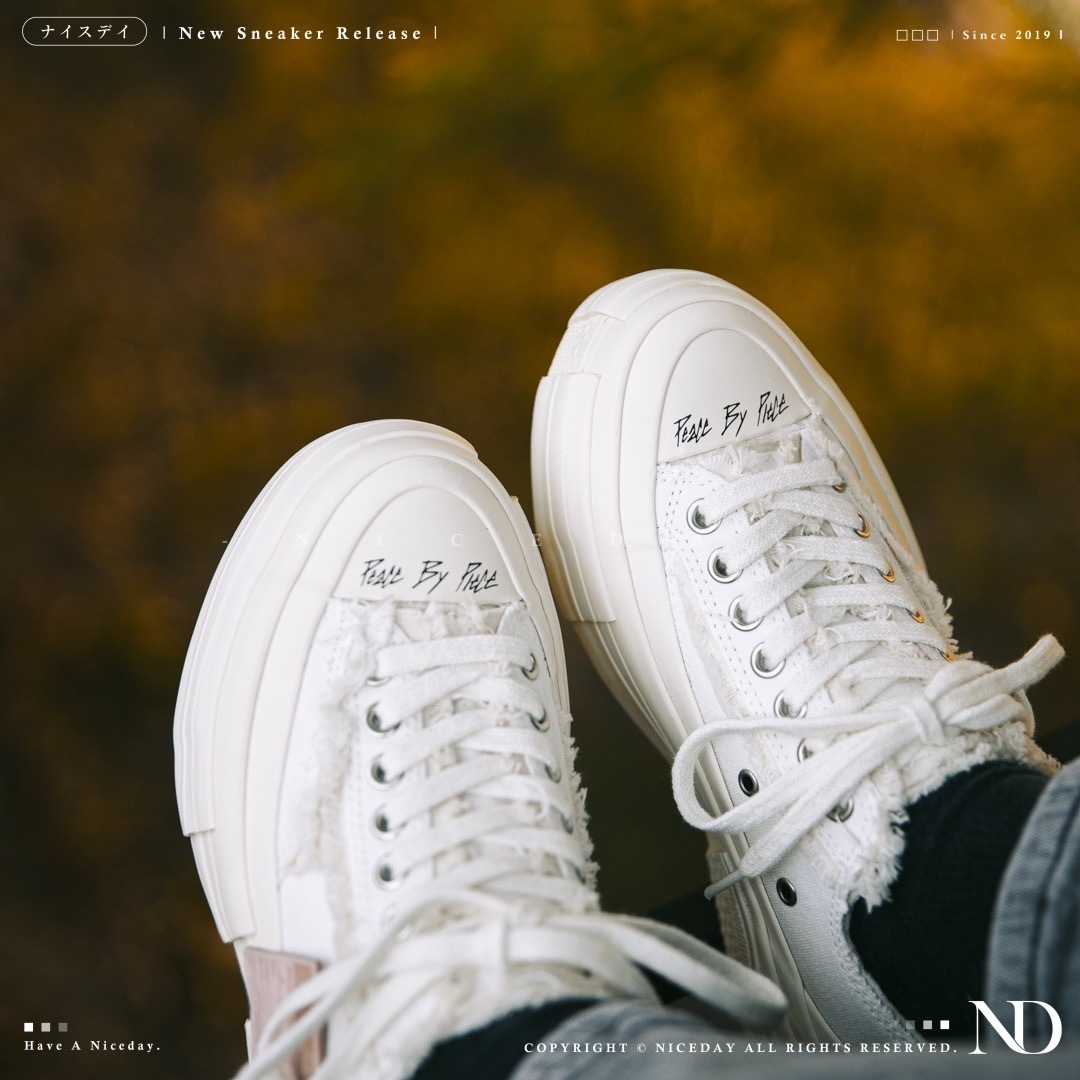 NICEDAY 代購 Xvessel 解構帆布鞋 白 男女 吳建豪 結構鞋 帆布鞋 S20X010W