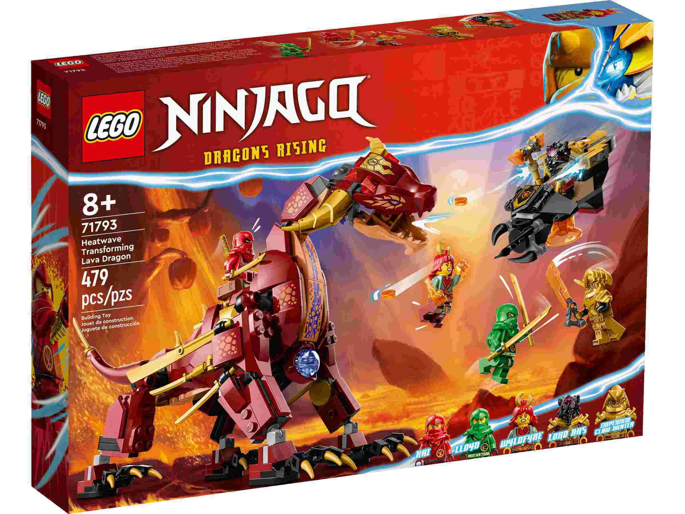 LEGO 71793 Heatwave Transforming Lava Dragon - Heatwave 變形熔岩猛龍 (Ninjago)
